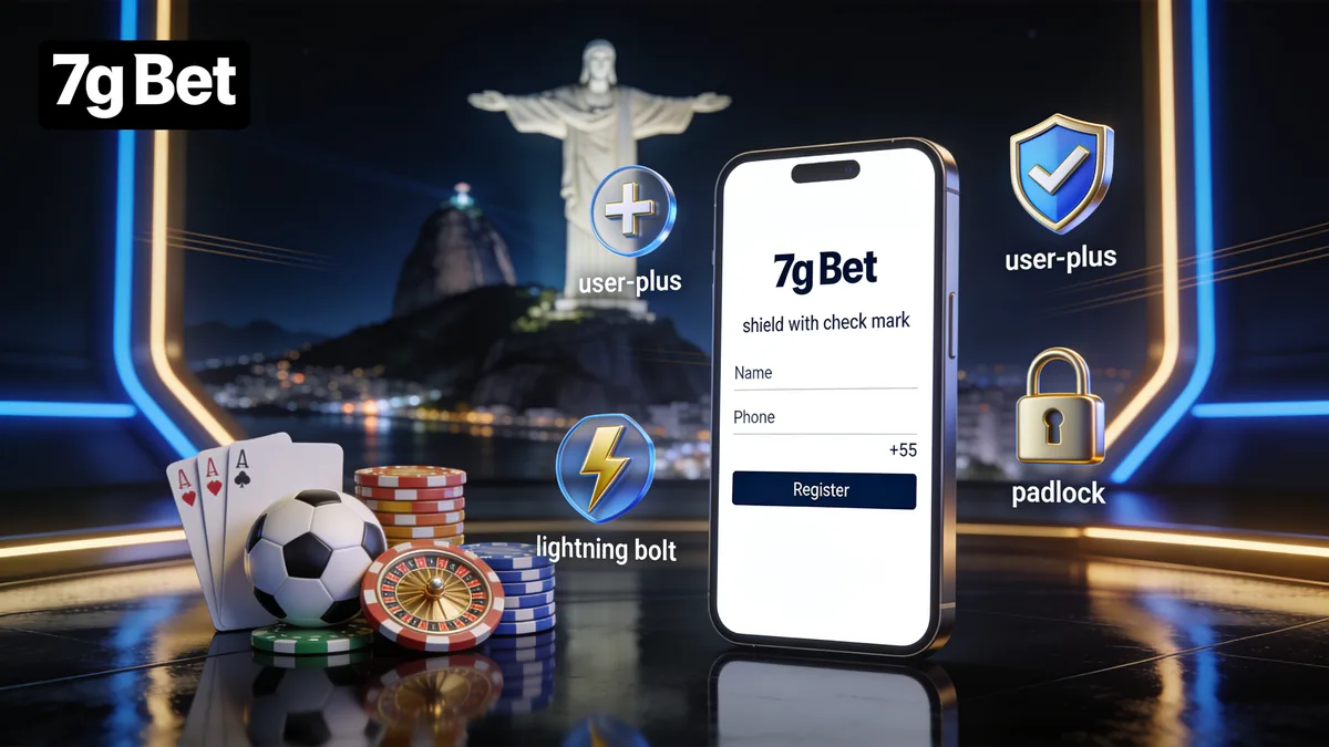 Como fazer o cadastro na 7g bet — 7g bet no Brasil